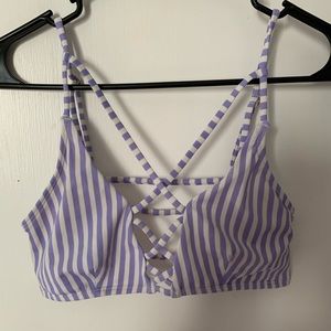 Striped Bikini Top